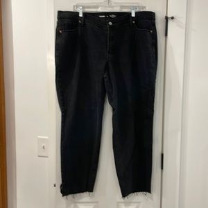Old Navy Washed Black OG Straight High Rise Jeans
